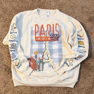 Disney “Paris: The City of Cheese” Sweatshirt – Size Large